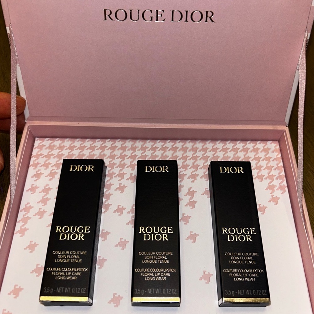 Rouge Dior 3 lipstick gift set